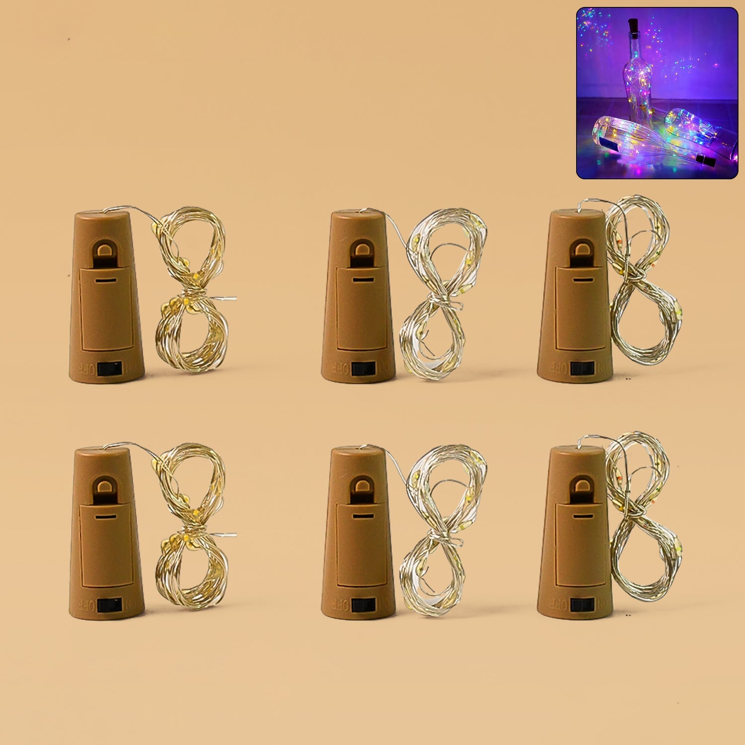 Cork Shape LED Bottle Fairy Light String Cork Shape LED Bottle Fairy Light String